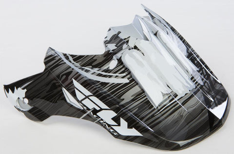F2 Carbon Hmk Stamp Visor (black-white)