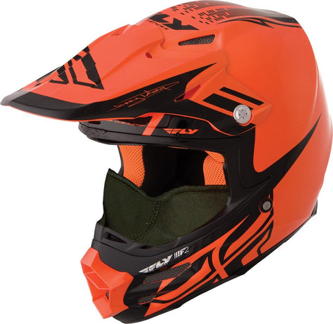 F2 Carbon Snow Dubstep Helmet Black-orange Xs