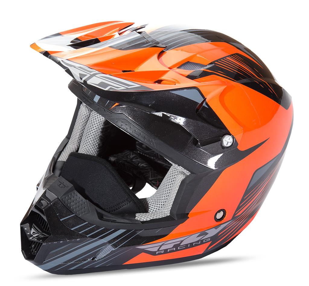 Kinetic Pro Cold Weather Helmet Orange/Black Xs