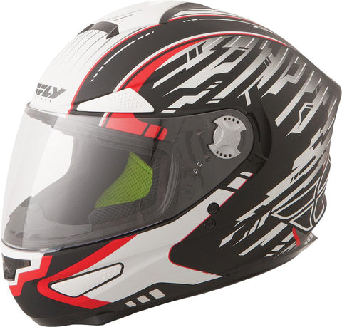Luxx Shock Helmet Matte Black-white-red S