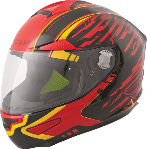 Luxx Shock Helmet Red-black-yellow S