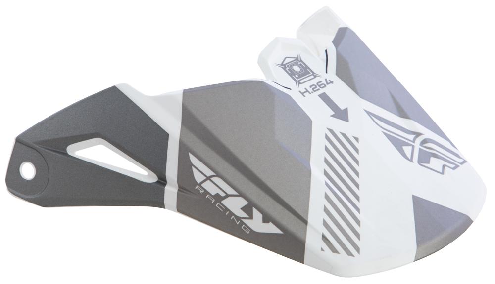 Elite Onset Visor Matte White-grey