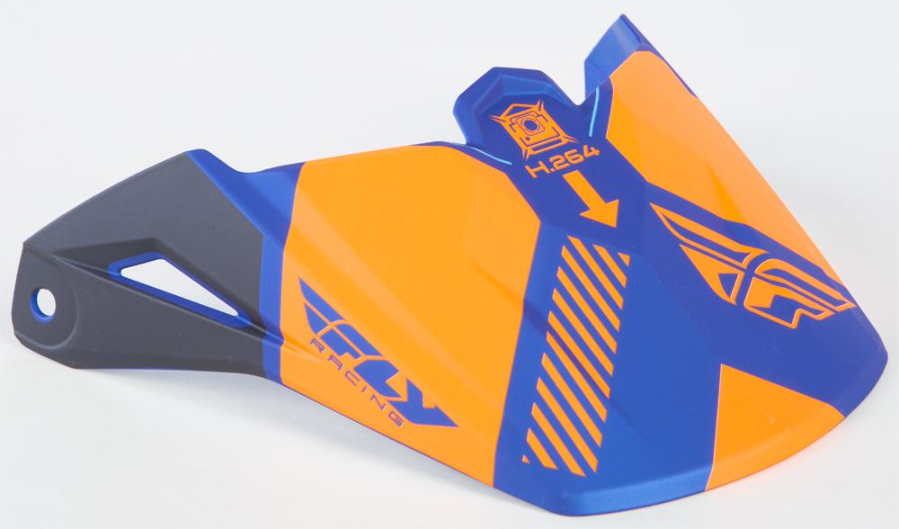 Elite Onset Visor Matte Blue-orange
