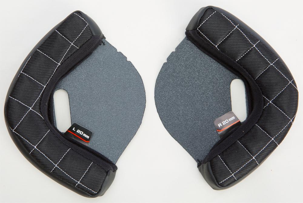 38 Retro Cheek Pads 20mm