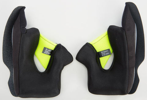 Luxx Helmet Cheek Pads 25mm Optional Size Fits X-3x
