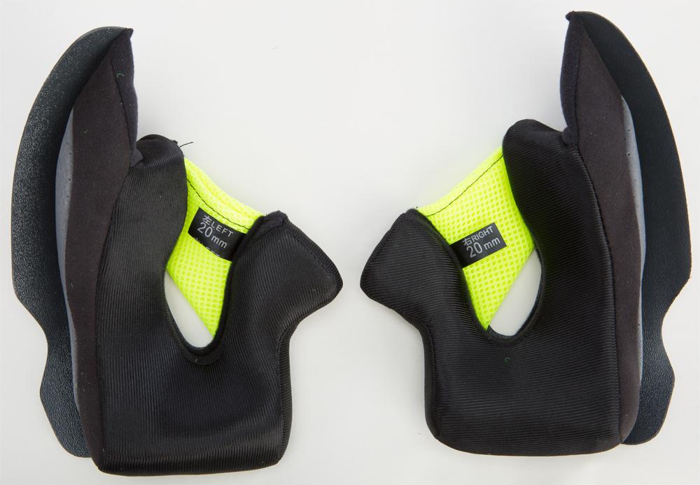 Luxx Helmet Cheek Pads 20mm X-lrg Fits X-3x
