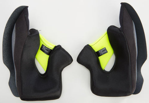 Luxx Helmet Cheek Pads 20mm X-lrg Fits X-3x