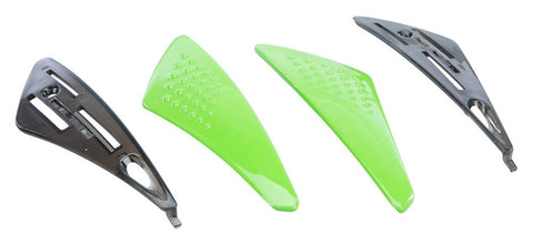 Fly Luxx Front Top Vent Green L&r 4 Pcs W-screws