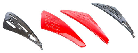 Fly Luxx Front Top Vent Red L& R 4 Pcs W-screws