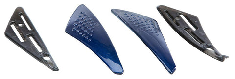 Fly Luxx Front Top Vent Blue L &r 4 Pcs W-screws