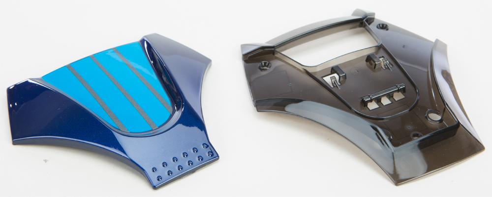 Fly Luxx Center Vent Blue 2 Pc S W-screws