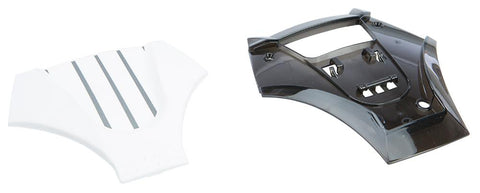 Fly Luxx Center Vent Flat Wht 2 Pcs W-screws