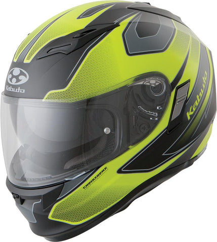 Kabuto Kamui Flat Bk-flash Yel Stinger Md