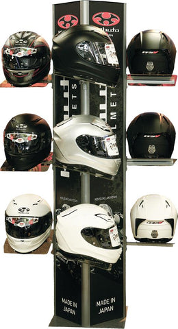 12-piece Helmet Display