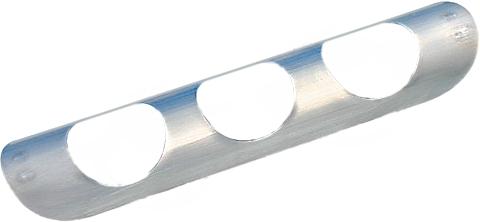 Exhaust Heat Shield Polished 10"