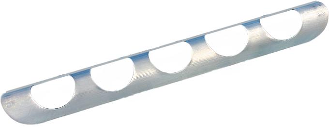 Exhaust Heat Shield Polished 16"