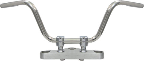 Bobber High Bar W-dimples Stainless-polished 1"