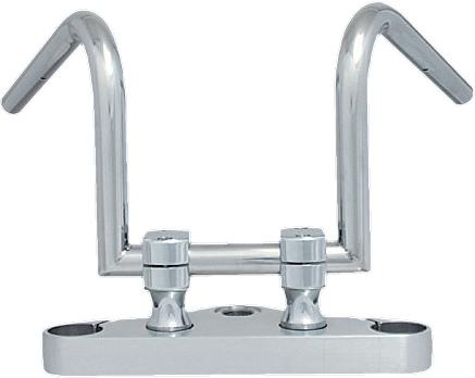 Rabbit Bar W-dimples Stainless-polished 1"