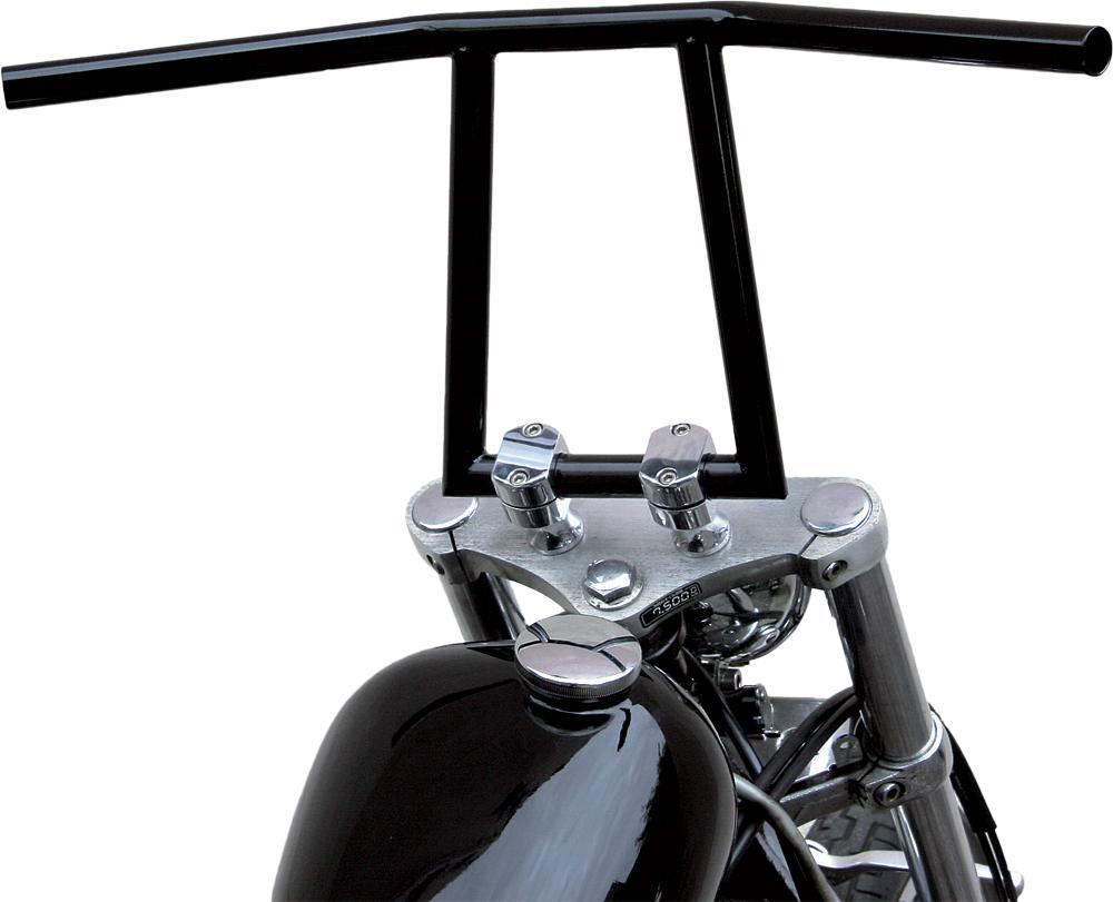 10" Attack Bar W-dimples Steel-black 1"