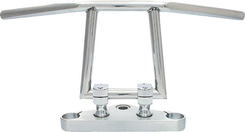 8" Attack Bar W-dimples Stainless-polished 1"
