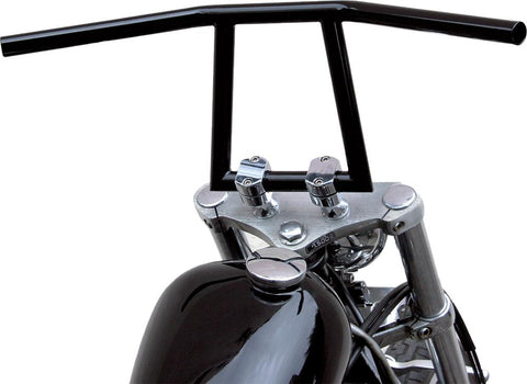 8" Attack Bar W-dimples Steel-black 1"