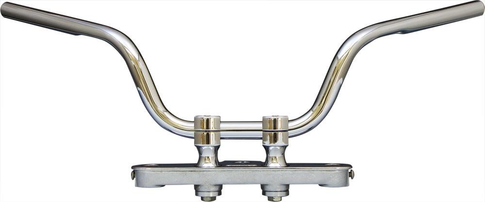Mid Bobber Bar Stainless Dimpled