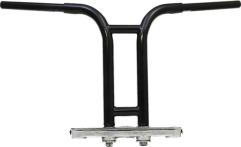Riser Handlebar Steel W-dimples Black 1.25"x14"