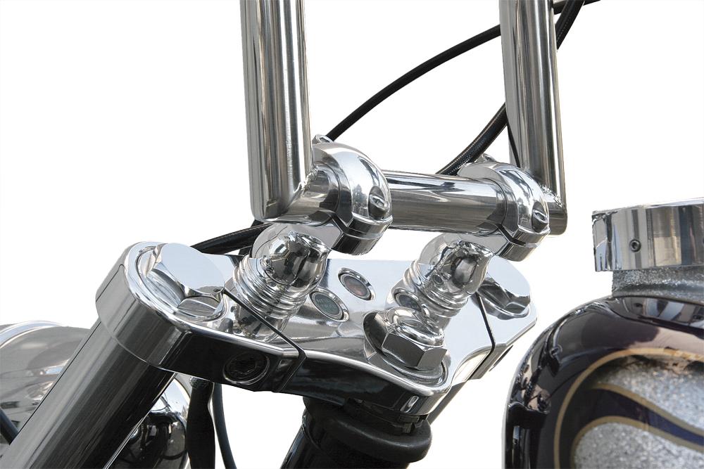 Old Style Risers Straight Polished 1"x2"