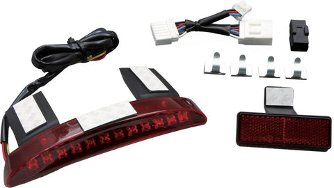 Led Chopped Fender Taillights Red Lens