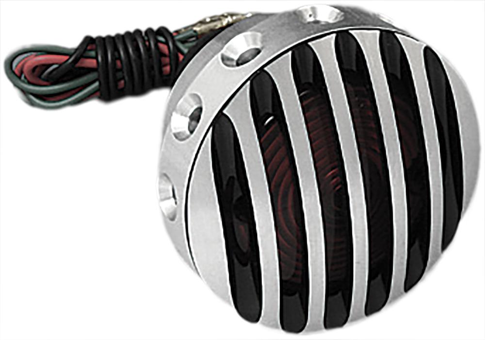 Grill Taillight Aluminum W-black Accents