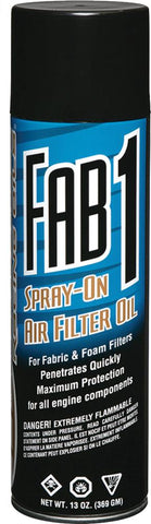 Fab 1 Spray-on Air Filter Oil 13oz