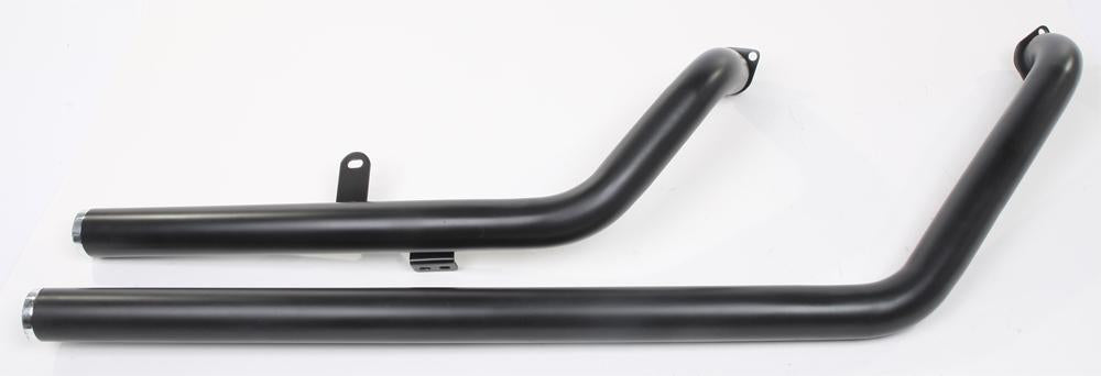 Full Cruiser Exhaust System Fat Stakkers Black