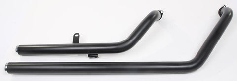 Full Cruiser Exhaust System Fat Stakkers Black
