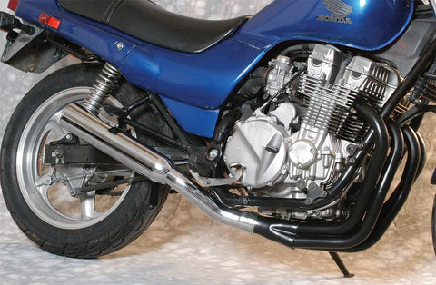 Full Sys 4-1 Canister Kawasaki Chrome Can