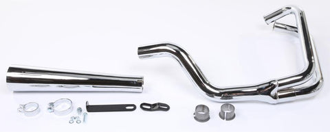 Full Sys 2-1 Megaphone Honda Chrome