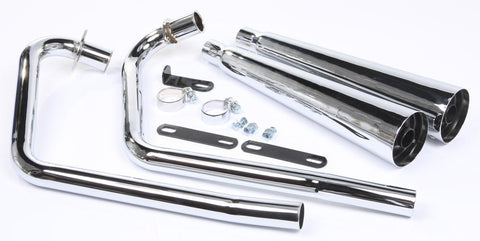 Full Sys 2-2 Megaphone Honda Chrome