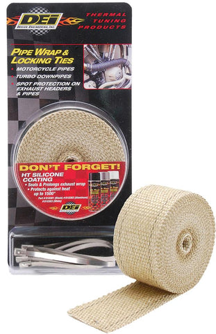 Pipe Wrap & Locking Ties (tan)