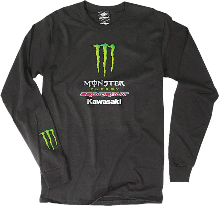 Monster Team L-s Tee Black S
