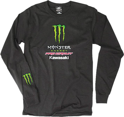 Monster Team L-s Tee Black S