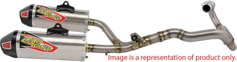 Ti-6 Dual Exhaust System W-carbon End Caps