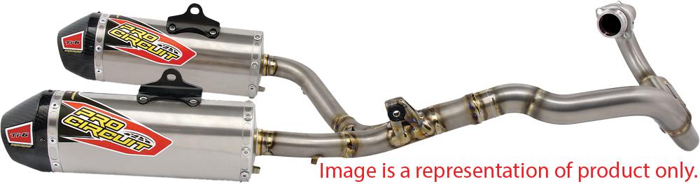 Ti-6 Dual Exhaust System W-carbon End Caps