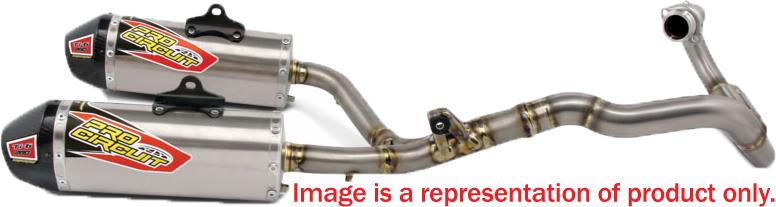 Ti-6 Pro Dual Exhaust System W-carbon End Caps