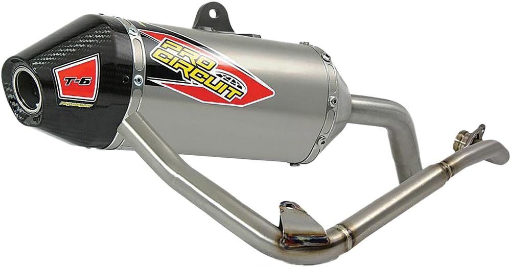 T-6 Stainless Exhaust System W-carbon Fiber End-cap