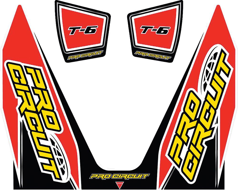 T-6 Wrap-end Cap Decal Replacement Muffler Stickers