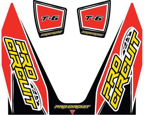T-6 Wrap-end Cap Decal Replacement Muffler Stickers