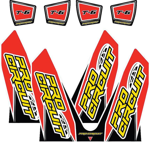 T-6 Wrap-end Cap Decals Crf Replacement Muffler Stickers