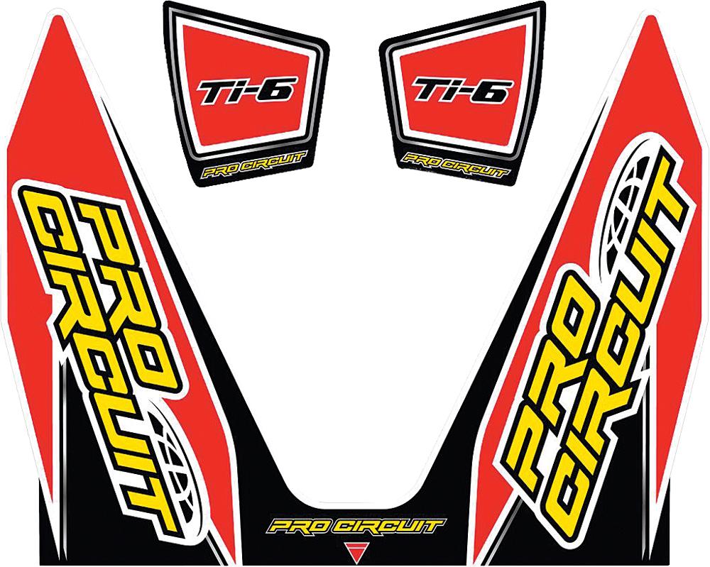 T-6 Wrap-end Cap Decal Replacement Muffler Stickers