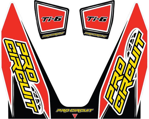 T-6 Wrap-end Cap Decal Replacement Muffler Stickers