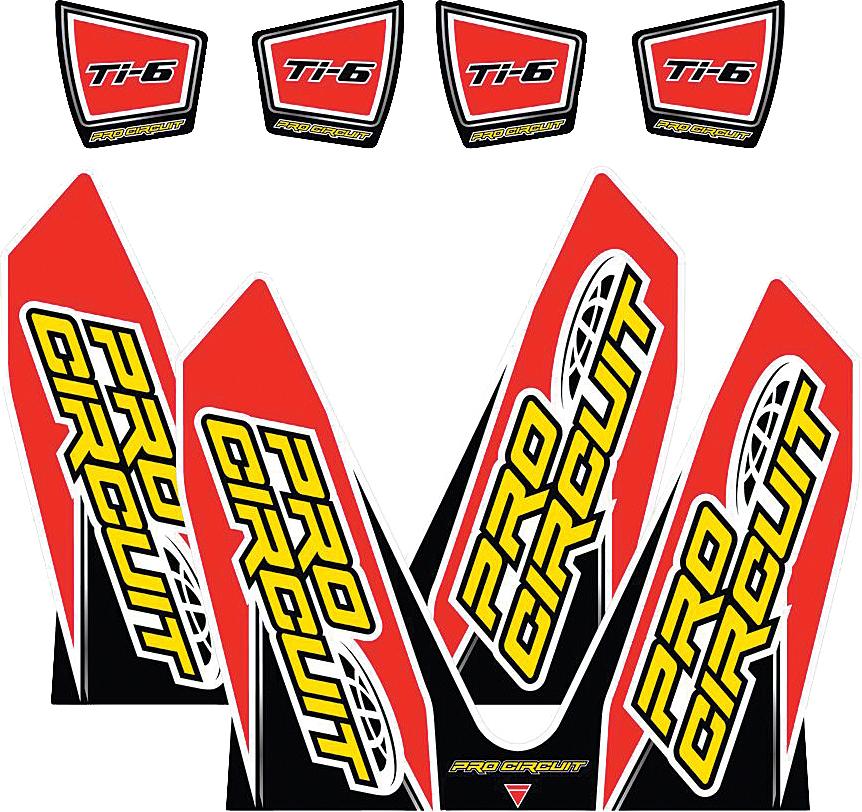 T-6 Wrap-end Cap Decals Replacement Muffler Stickers