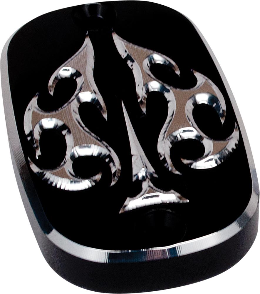 Lower Brake Cylinder Cover Ace 's Wild Dyna Blk